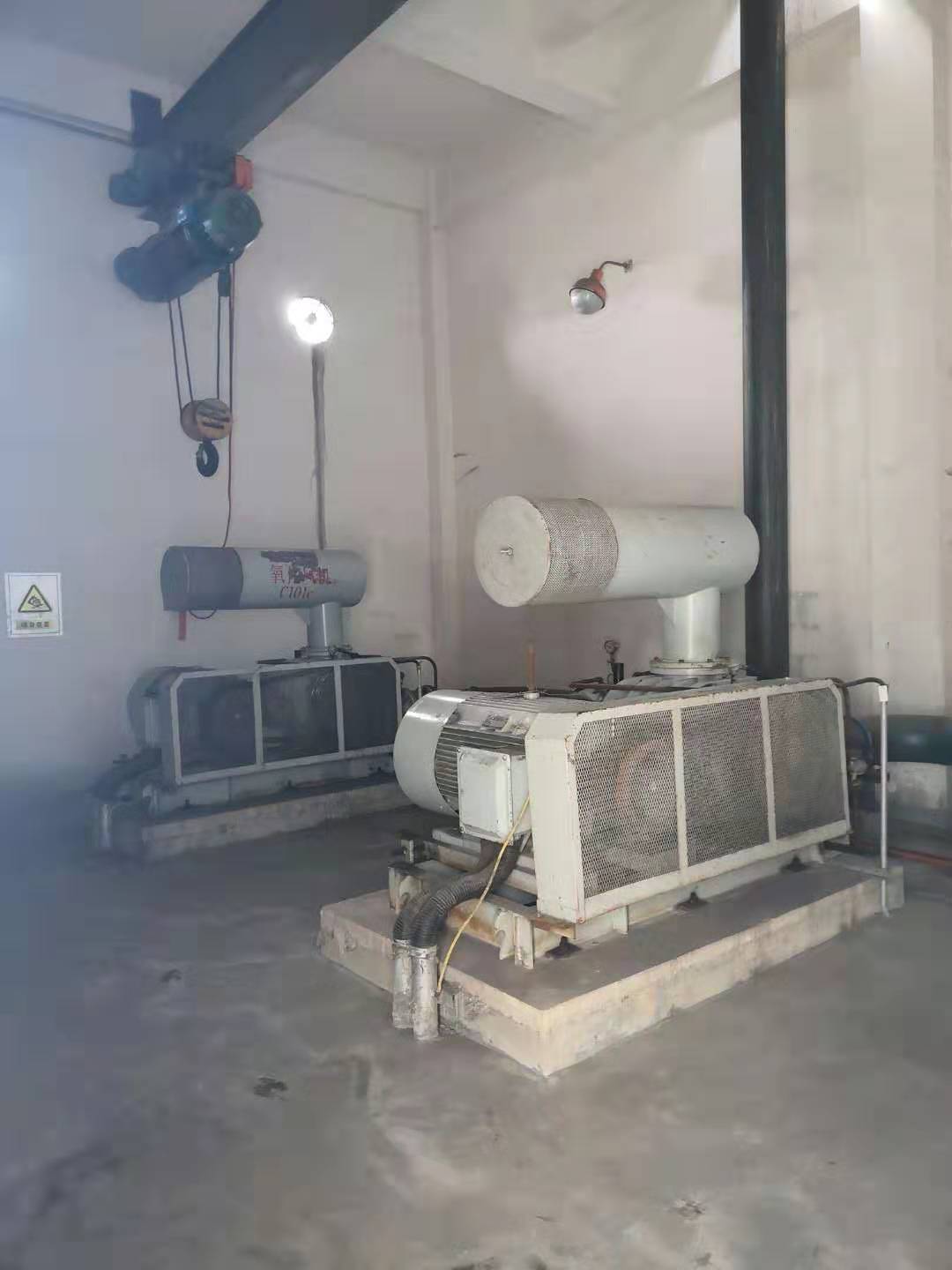 晉煤集團某化工廠氧化風機現(xiàn)場